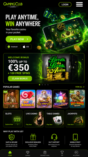 Gameplay gaming club casino