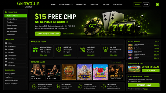 Gameplay gaming club casino